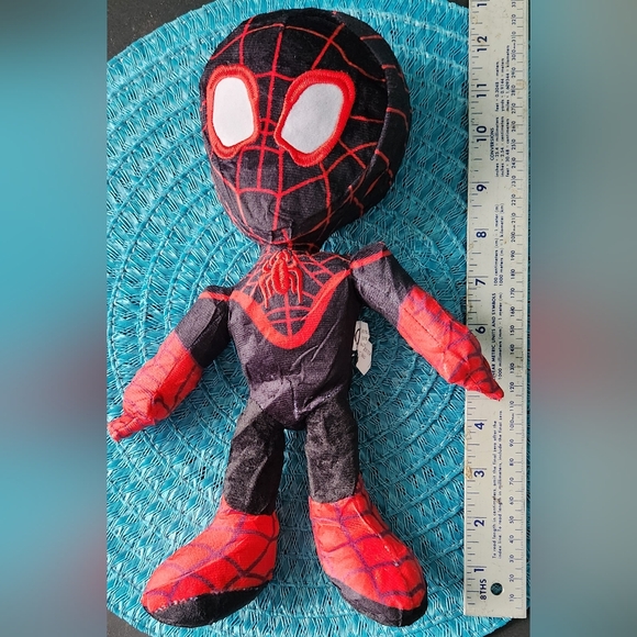 Marvel Spidey & His Amazing Friends Ghost Spider Miles Morales Plush Figure Toy - Picture 1 of 4